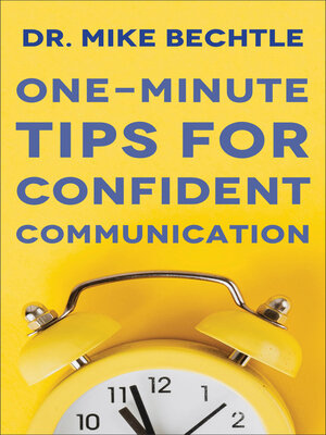 cover image of One-Minute Tips for Confident Communication